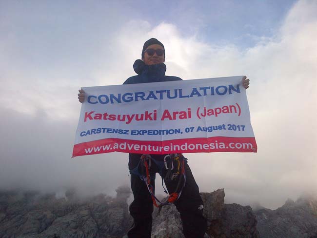 Katusuki Arai Japan Carstensz Summiteers